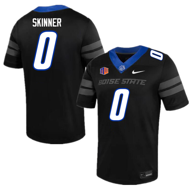 JL Skinner Jersey, Boise State Broncos #0 JL Skinner Football Jersey College Uniforms-Black